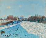 Alfred Sisley's Effet de Neige a Louveciennes