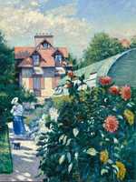 Caillebotte's Dahlias, Garden at Petit Gennevilliers