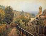 'Sentier de la Mi-cote, Louveciennes', painted by Alfred Sisley in 1873