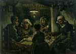 The Potato Eaters by Van Gogh, 1885, Van Gogh Museum, Amsterdam