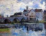 'Le Pont de Moret, effet d'orage', painted by Alfred Sisley in 1887, Musée Malraux, Le Havre