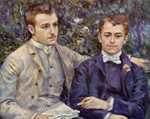 'Portrait of Charles and Georges Durand-Ruel', by Pierre August Renoir in 1882