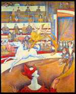 'The Circus' by Seurat, 1891, Musée d'Orsay, Paris