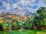 Cezanne produced over 80 canvasses of Mont St-Victoire from the early 1880s