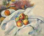 Cezanne's Pommes sur un linge was sold by Christie's New York for $9.125 million in November 2015