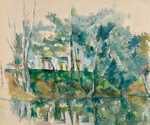 Cezanne's Arbres et Maison au bord to l'eau was sold by Sotheby's New York for $11.137 million in November 2018