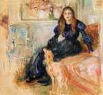 'Julie Manet and Her Greyhound Laertes' by Berthe Morisot (1893)