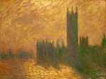 Another of Monet's series was of the Houes of Parliament. He repeatedly returned to London to paint versions of both this subject and Westminster bridge.