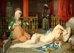 L'Odalisque et l'esclave (1839) by Ingres, Fogg Art Museum