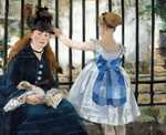 'Railway' by Edouard Manet, 1873 currently at the National Gallery of Art, Washington, DC, US