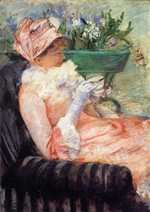 'The Cup of Tea' by Mary Cassatt later purchased by Durand-Ruel