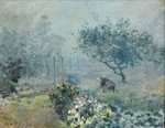 'Fog, Voisins', painted by Alfred Sisley in 1874