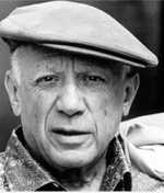 A photo of Picasso in 1962