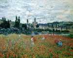 Poppy Field near Vetheuil by Claude Monet, 1879, E.G. Bührle Foundation, Zürich, Switzerland