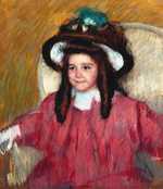 'Portrait d'Anne-Marie Durand-Ruel', by Mary Cassatt in 1908