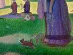 Georges Seurat's depiction of a woman taking a monkey for a walk in La Grande Jatte sparked amusement and acidic reviews.