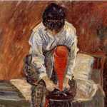 'The Red Silk Stockings' by Signac in 1883