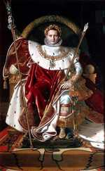 Napoleon I on his Imperial Throne, 1806 by Ingres, Musée de l'Armée, Paris