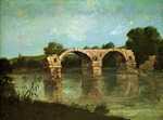 'The Pont Ambroix Languedoc' by Gustave Courbet, 1857, Honolulu Museum of Art