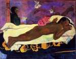 'Spirit of the Dead Watching' by Gauguin in 1892, Albright–Knox Art Gallery, Buffalo, NY