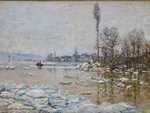 Claude Monet's View of Lavacourt