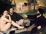 The models at the centre of Manet's first controversial work